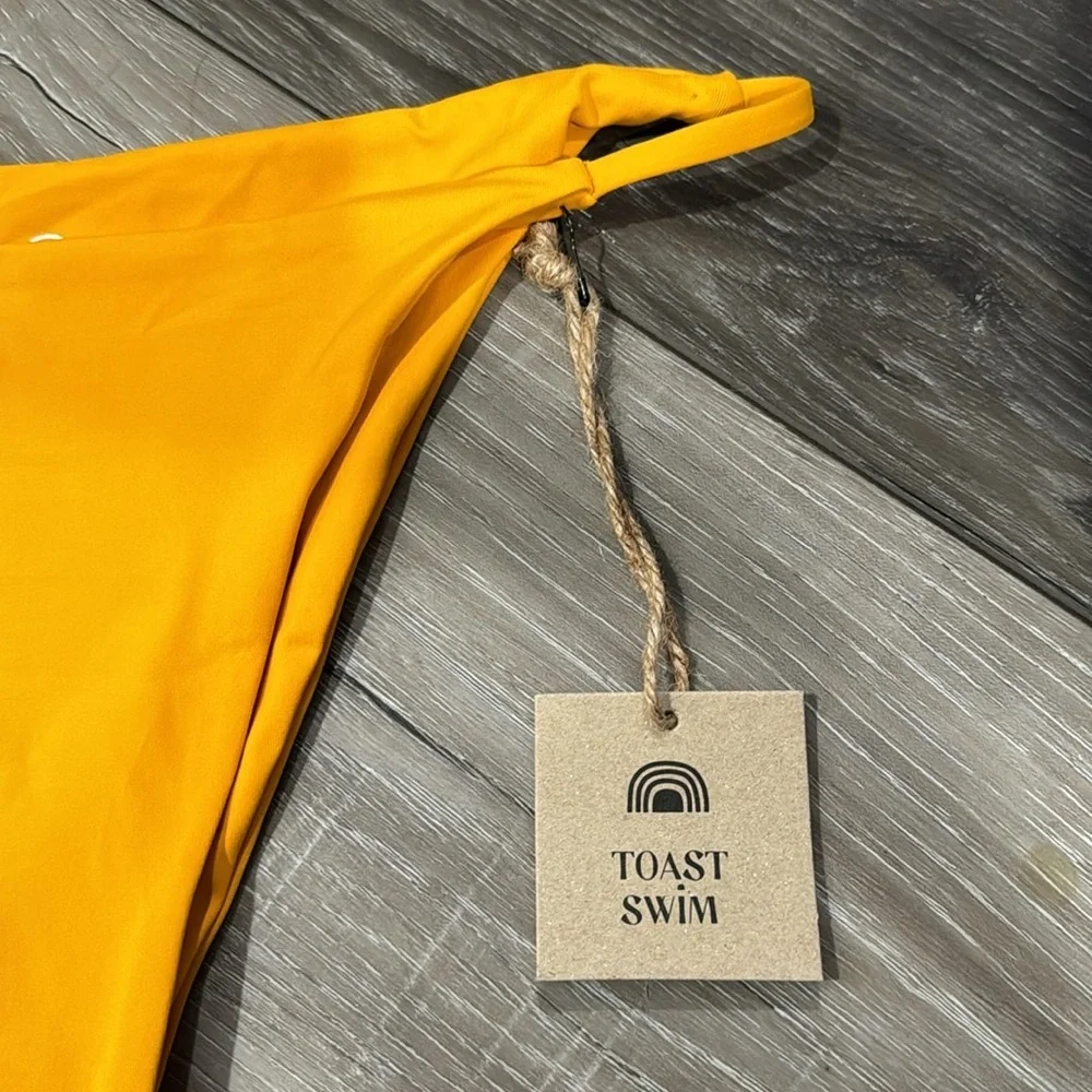 New Free People x Toast Swim Signature String‎ Bikini Bottom